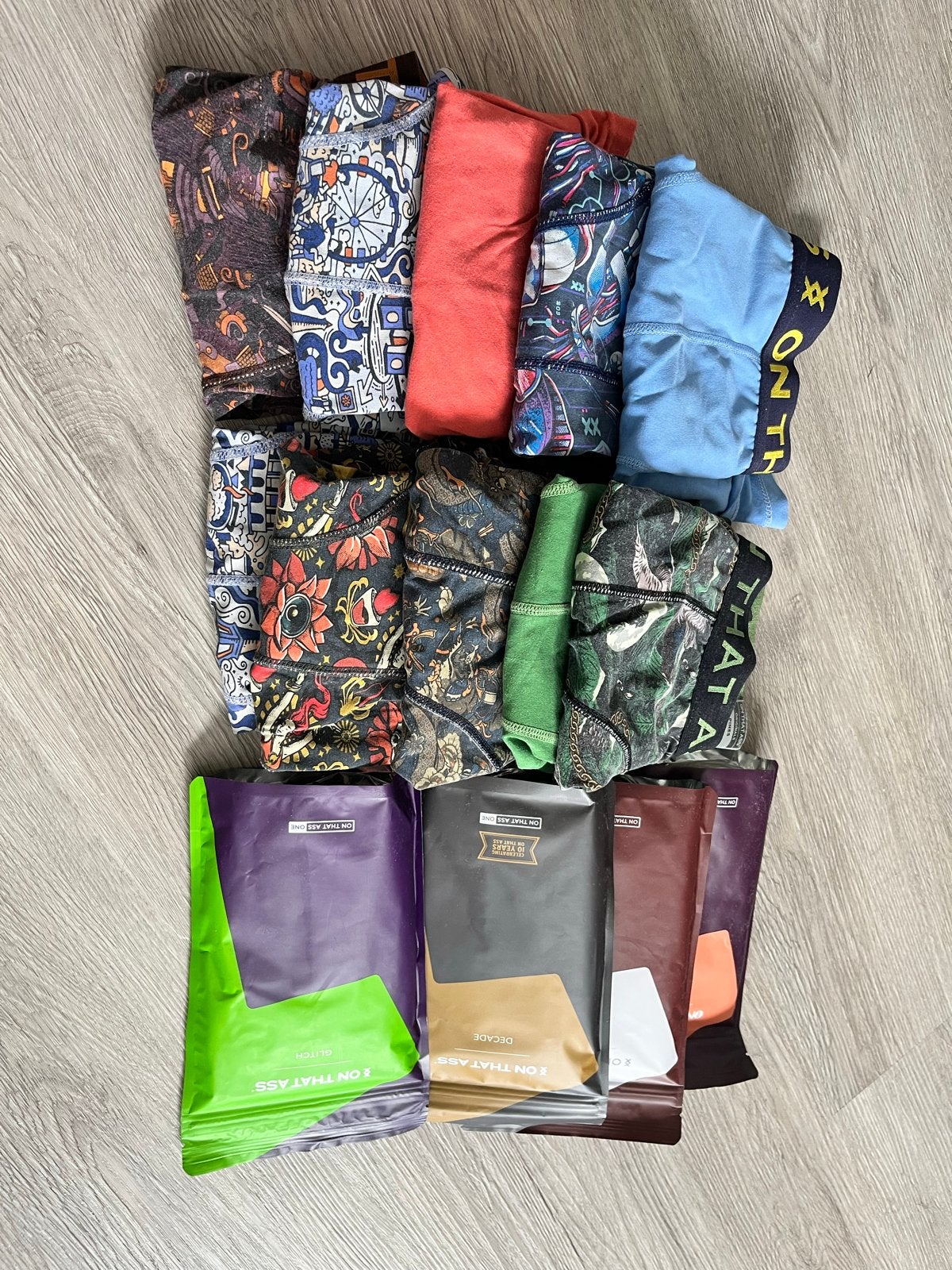 15 ON THAT ASS boxers Maat L - diverse kleuren en prints, Ophalen, Meerkleurig, Boxer