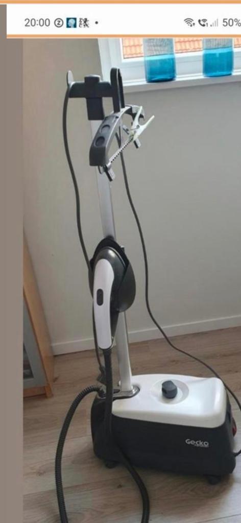 Stoomapparaat met kleerhanger, Ophalen