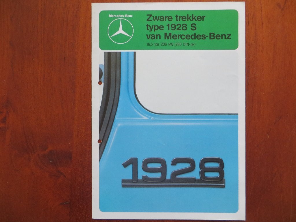 Mercedes-Benz Zware trekker type 1928 S (okt. 1981), Ophalen of Verzenden, Nieuw, Mercedes