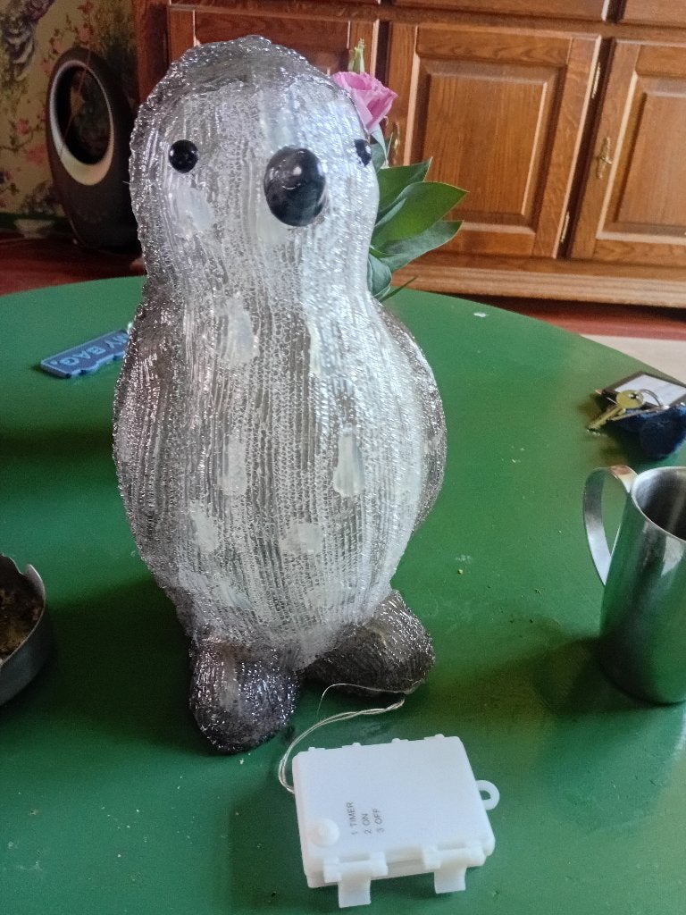 verlichte pinguin, Ophalen, Gebruikt
