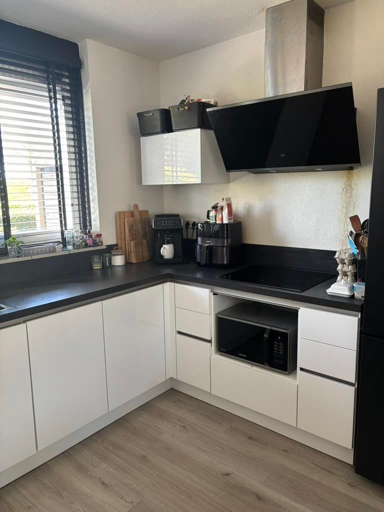 Keuken, Ophalen, Gebruikt, Wit, Hoekkeuken