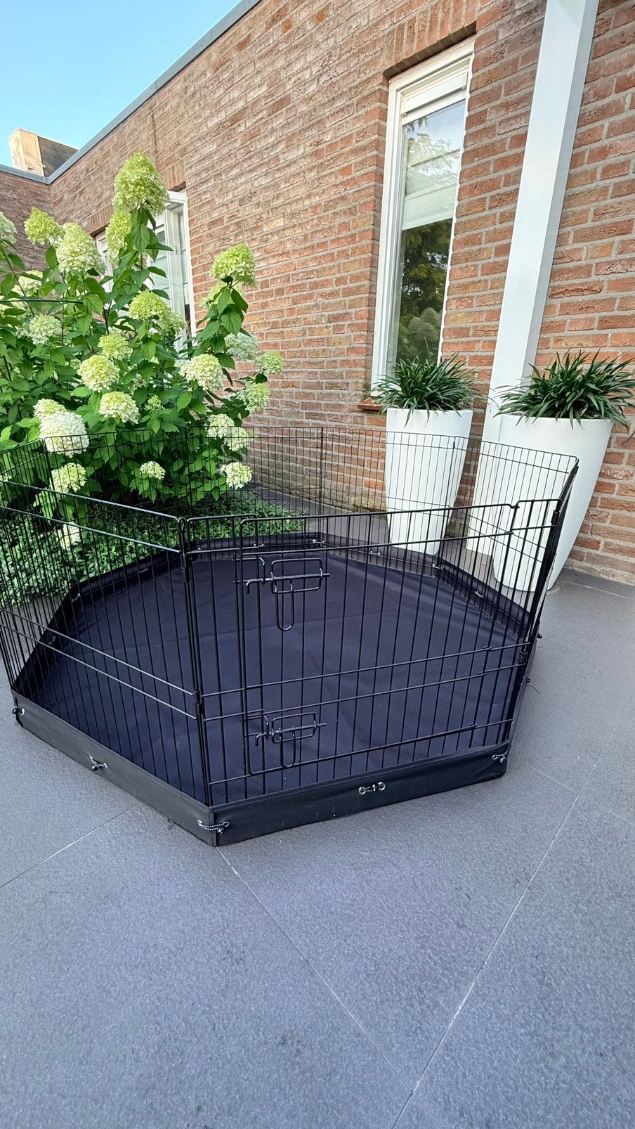 Puppy ren, Dieren en Toebehoren, Hondenbenches, Ophalen, Zo goed als nieuw