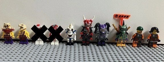 Diverse minifiguren Ninjago, Villains, Lego, Ophalen of Verzenden, Zo goed als nieuw, Ninjago