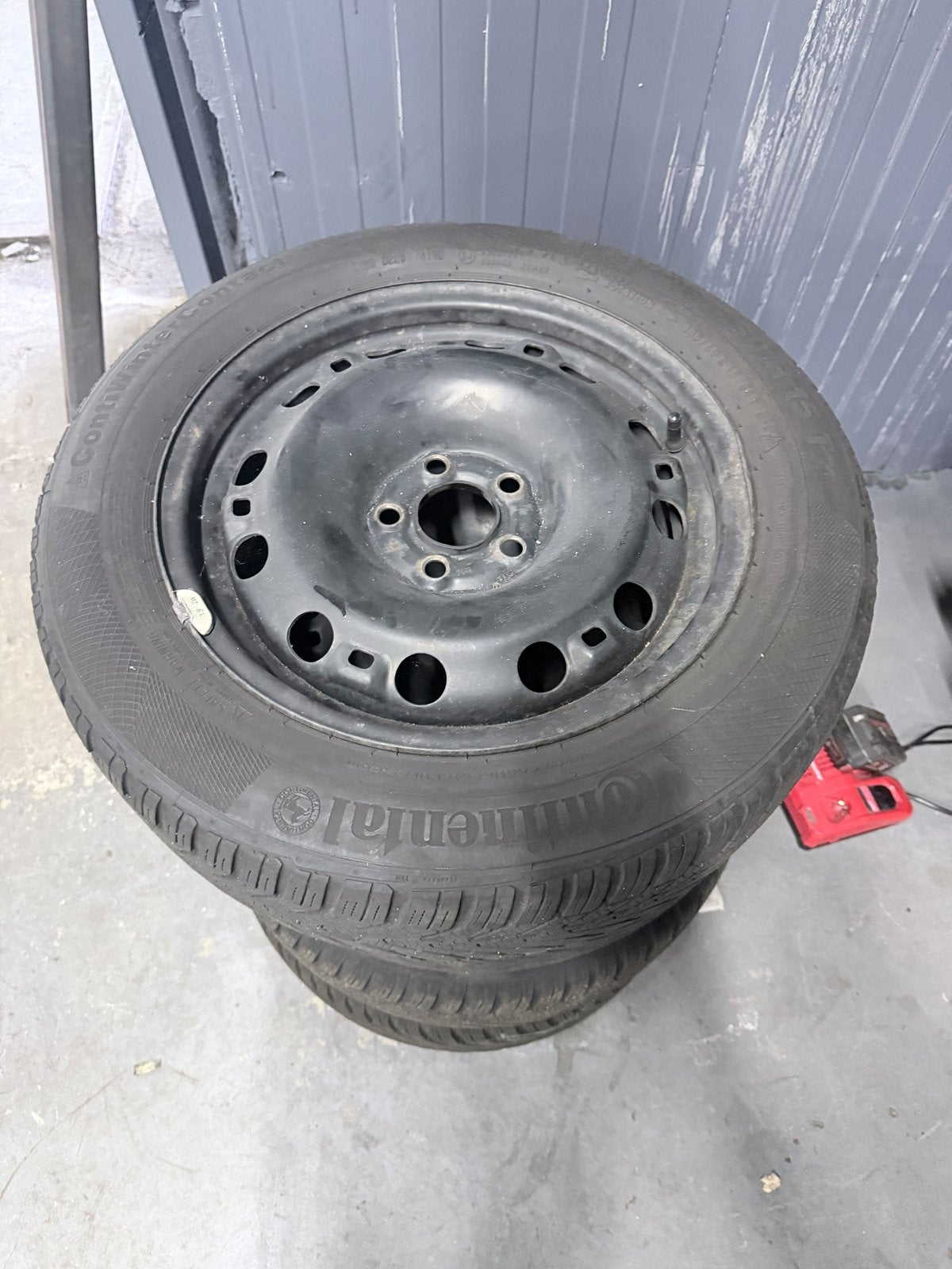 Winterbanden set Volkswagen Polo 9R (5x100), Ophalen, Gebruikt, 15 inch, Banden en Velgen