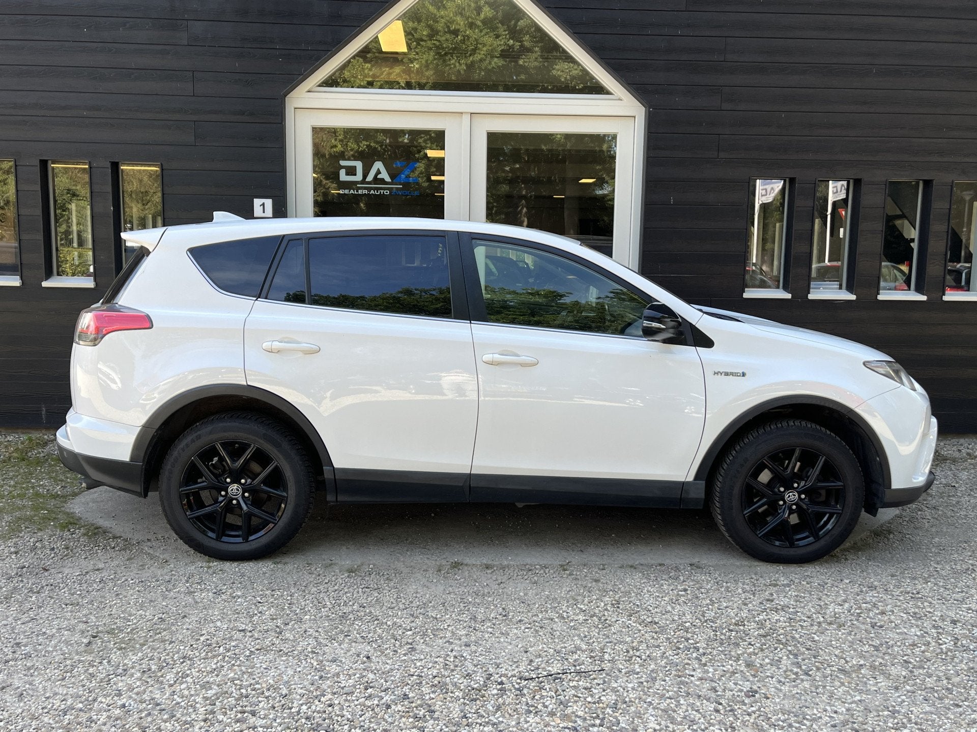 Toyota RAV4 2.5 Hybrid AWD Energy Aut/Ecc/Navi/Trekhaak, Automaat, Stof, Gebruikt, 1650 kg