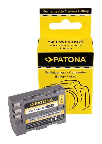 Battery NIKON D700 D300 D200 D100 D80 D70 D50 EN-EL3e, Nieuw