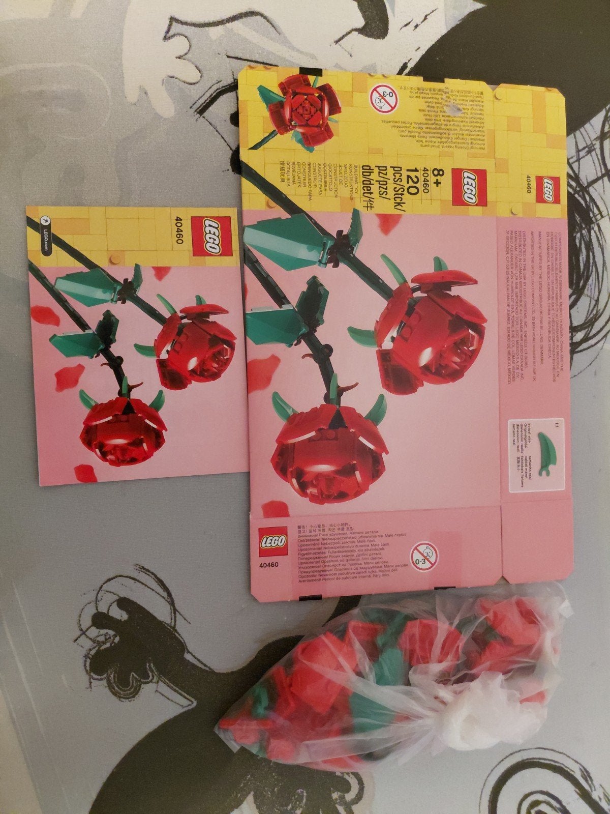 lego rozen 40460, Ophalen of Verzenden, Minder dan 500 stukjes, Zo goed als nieuw