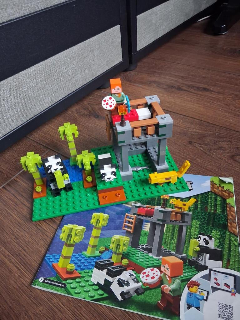 LEGO Minecraft De Panda Crèche (21158) - Complete set, Compleet, Gebruikt, Minecraft, Lego