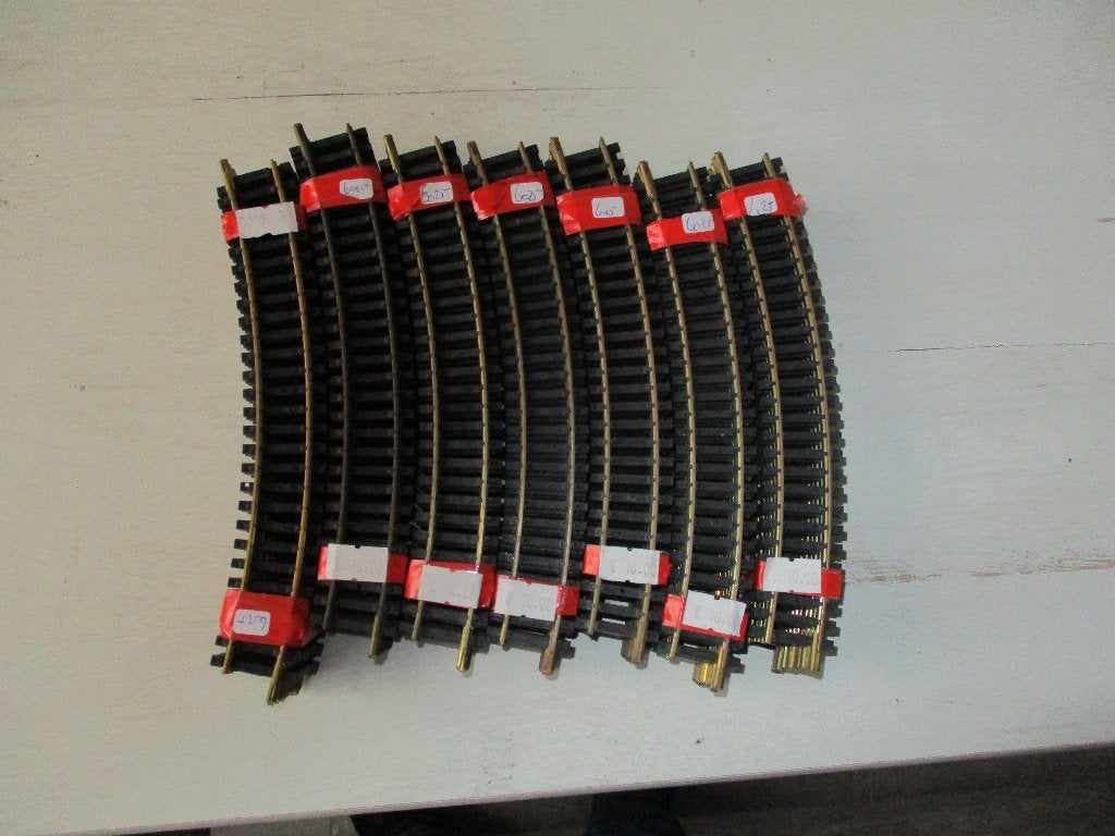 Fleischmann Bocht Rails no 6025 60 Stuks, Gelijkstroom, Fleischmann, Rails, Ophalen of Verzenden