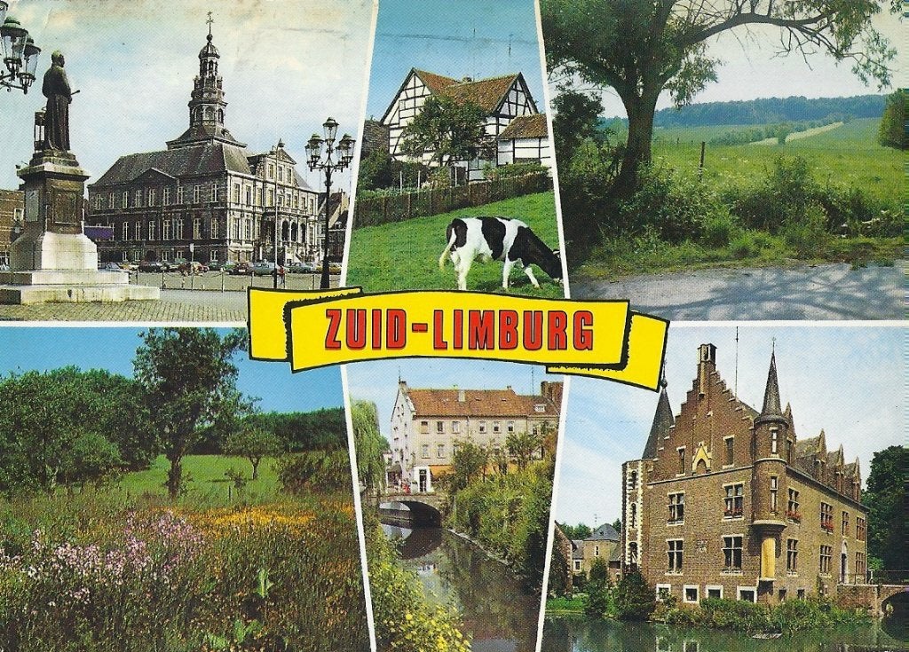 K5630 Gelopen ansichtkaart zuid Limburg, Verzenden, 1980 tot heden, Gelopen, Limburg