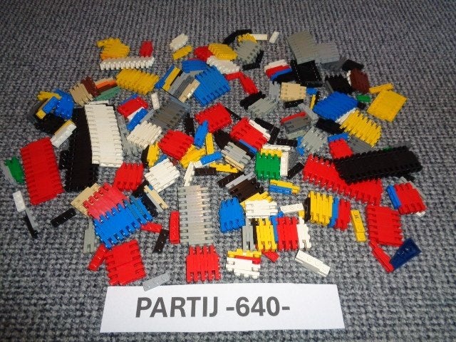 Partij 640=Heel veel Lego plaatjes 1x3, Overige merken, Lego, Lego, Gebruikt