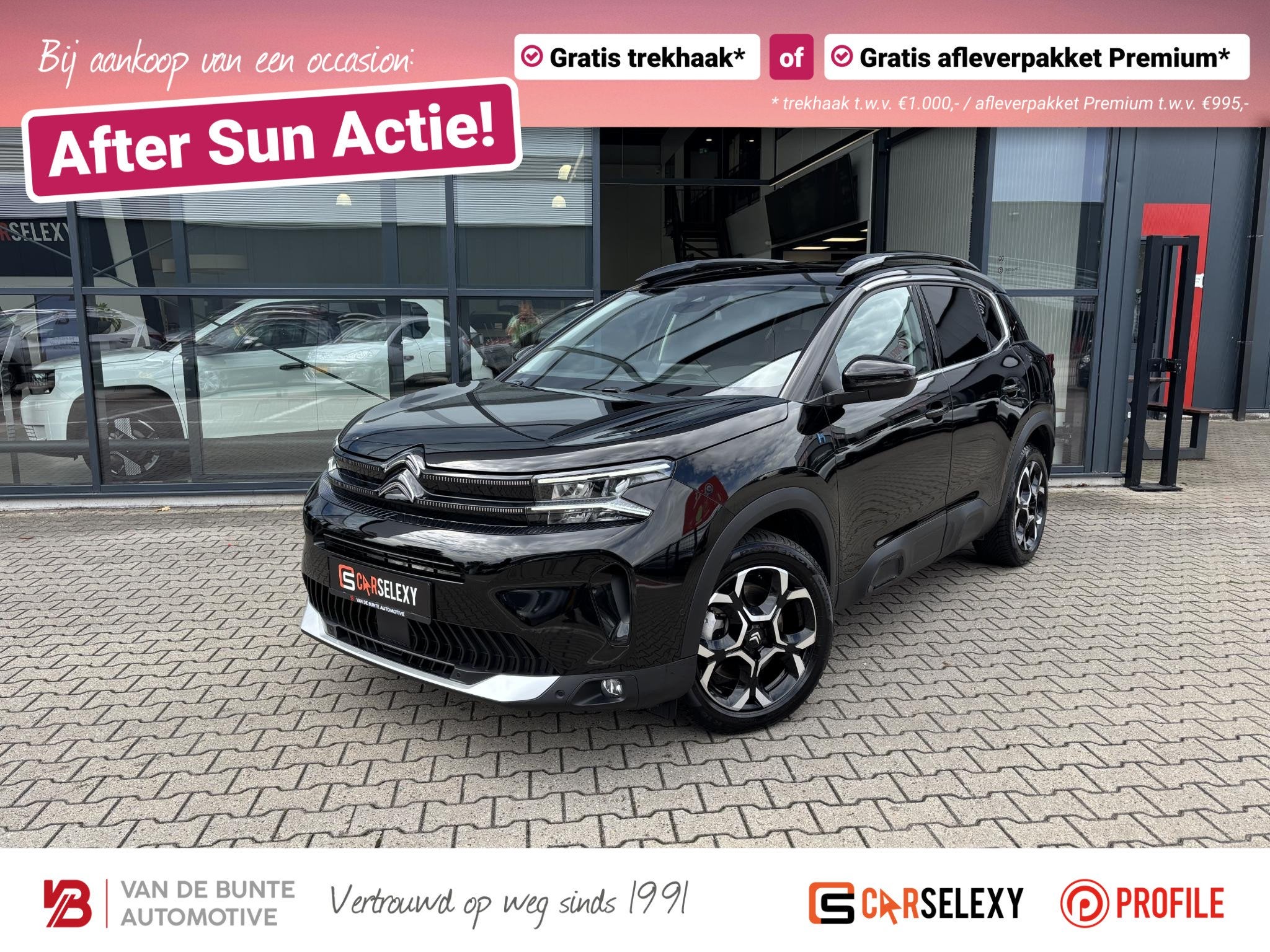 Citroen C5 Aircross 1.6 Plug-in Hybrid 225pk Max *Stoelverwa, Auto's, 12 maanden, 14 kWh, Gebruikt, Euro 6