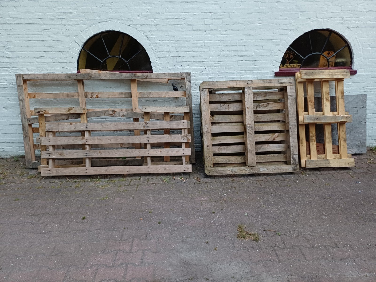 Diverse gebruikte pallets, Ophalen, Gebruikt, 25 tot 50 mm, Pallet