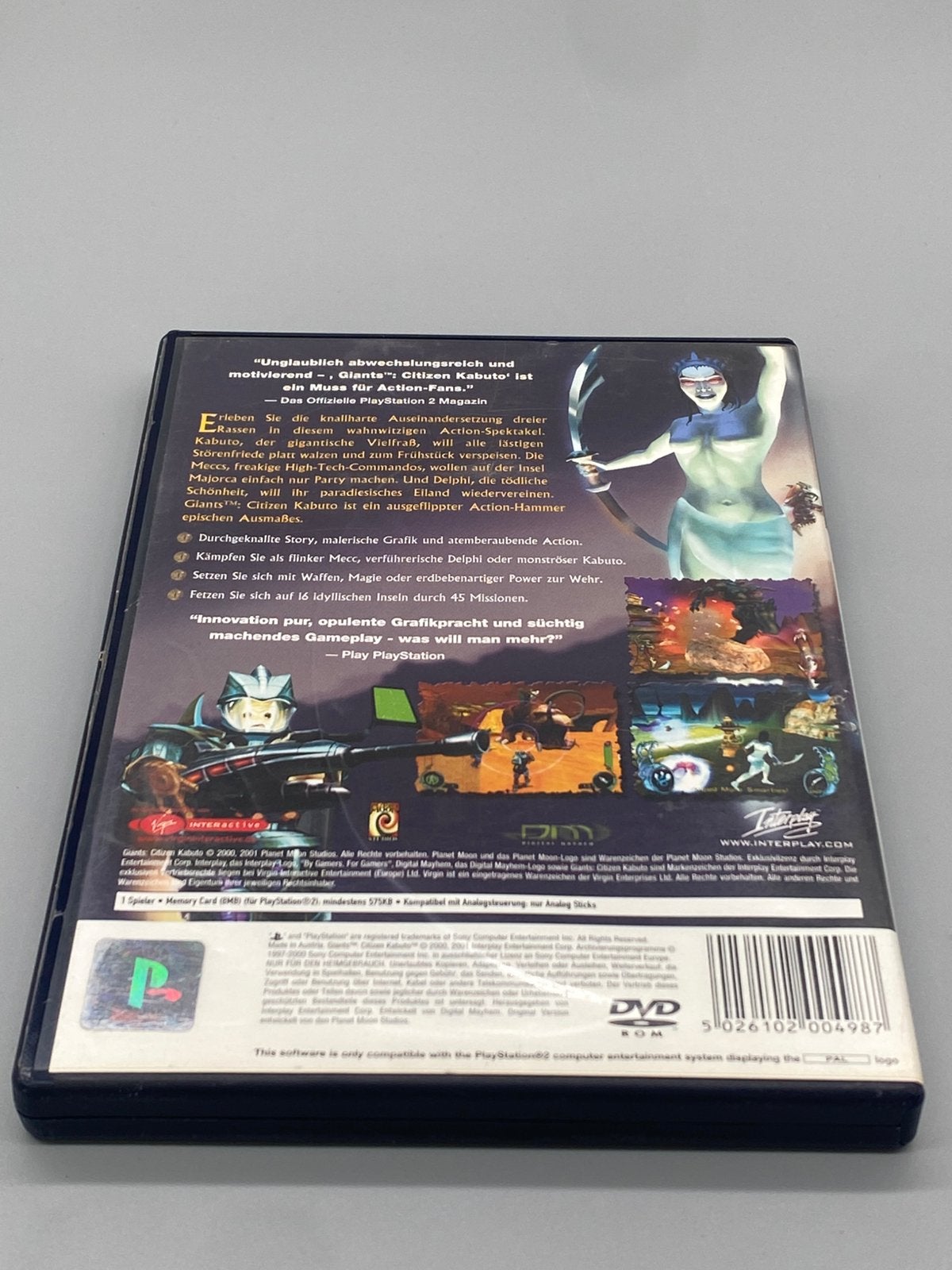 Giants Citizen Kabuto – PlayStation 2 PS2, Avontuur en Actie, 1 speler, Ophalen of Verzenden, Info@interplay.com