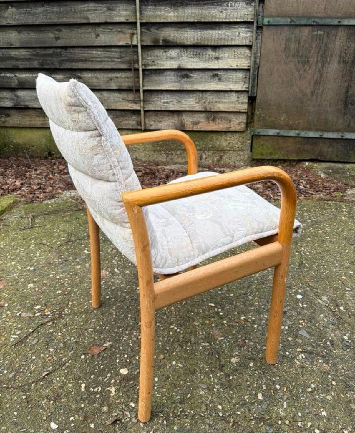 4x Hölsta Deens design eetkamerstoelen hout SNEL OPHALEN, Huis en Inrichting, Stoelen, Ophalen, Gebruikt, Bruin, Vier