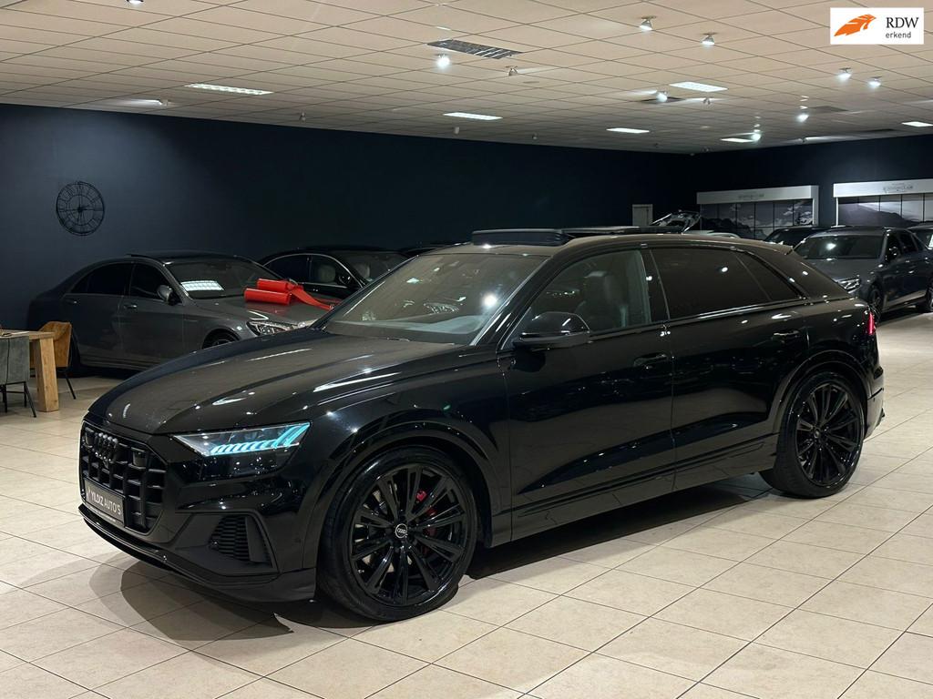 Audi SQ8 4.0 TFSI QUATTRO|BTW|PANO|MATRIX|B&O|SOFTCLOSE, Automaat, Gebruikt, 510 pk, Zwart