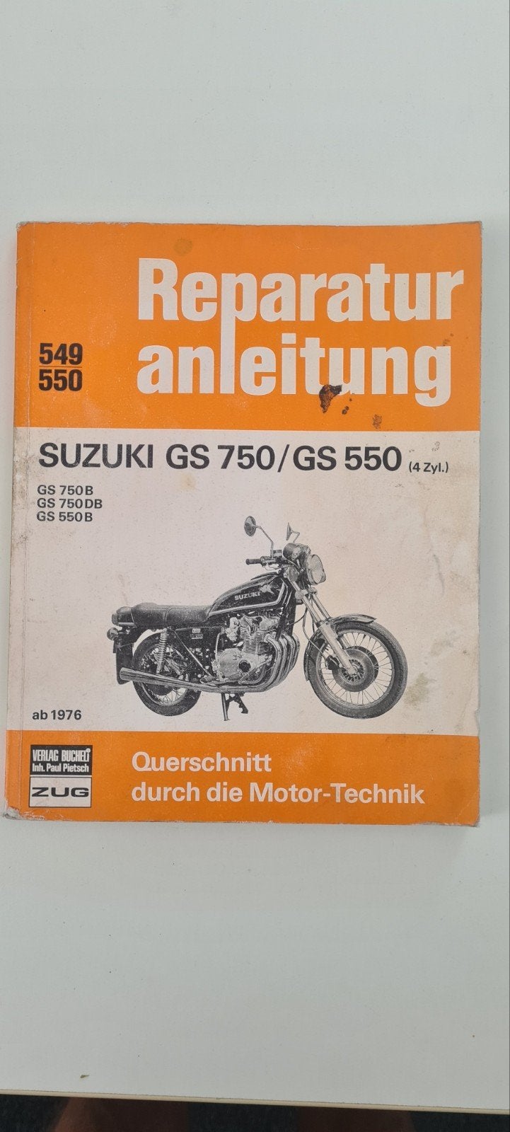 Reparatiehandleiding Suzuki GS 750/GS 550 (vanaf 1976), Ophalen of Verzenden, Suzuki