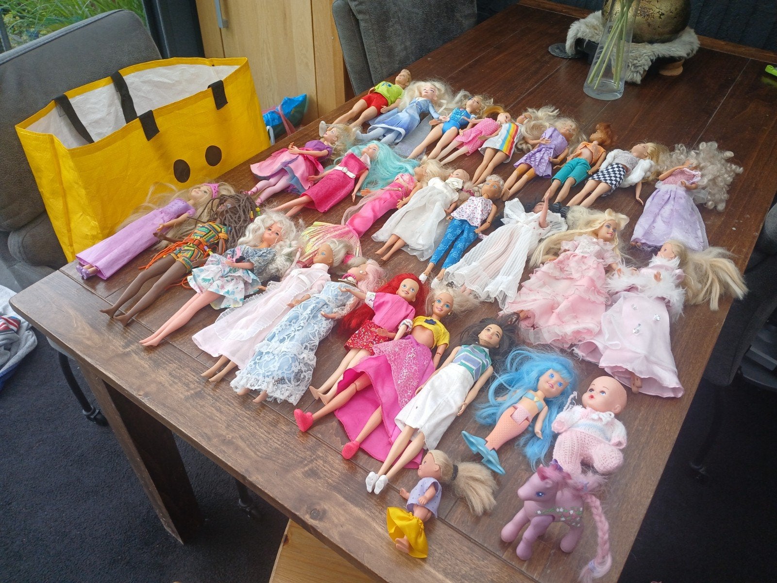 Grote partij Barbie Poppen met veel Accessoires, Ophalen of Verzenden, Gebruikt, Barbie