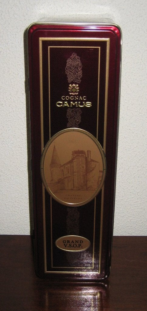 Blik Camus Grand V.S.O.P. Cognac, Ophalen of Verzenden, Zo goed als nieuw, Overige
