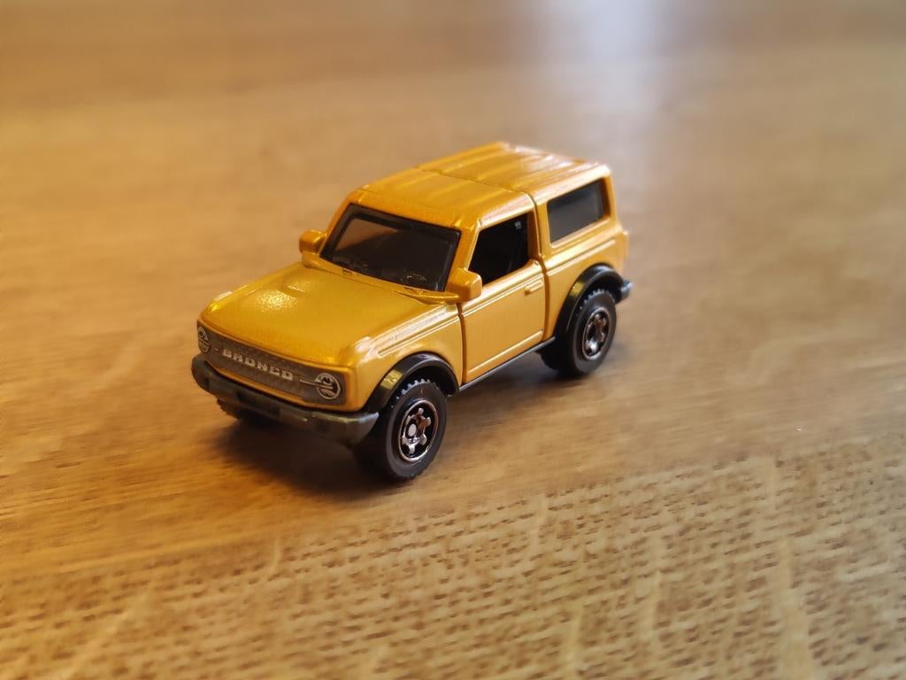 Matchbox Ford Bronco GEEL, Ophalen of Verzenden, Zo goed als nieuw, Auto