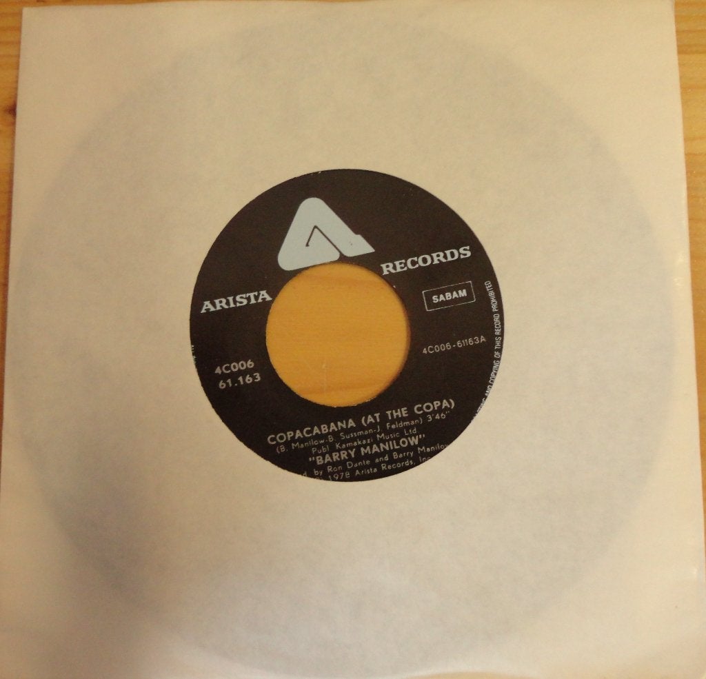 Barry Manilow > Copacabana, Ophalen of Verzenden, Gebruikt, 7 inch, Pop