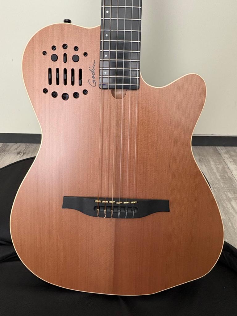 Godin Multiac Nylon Encore - Klassieke gitaar met element, Muziek en Instrumenten, Snaarinstrumenten | Gitaren | Akoestisch, Ophalen