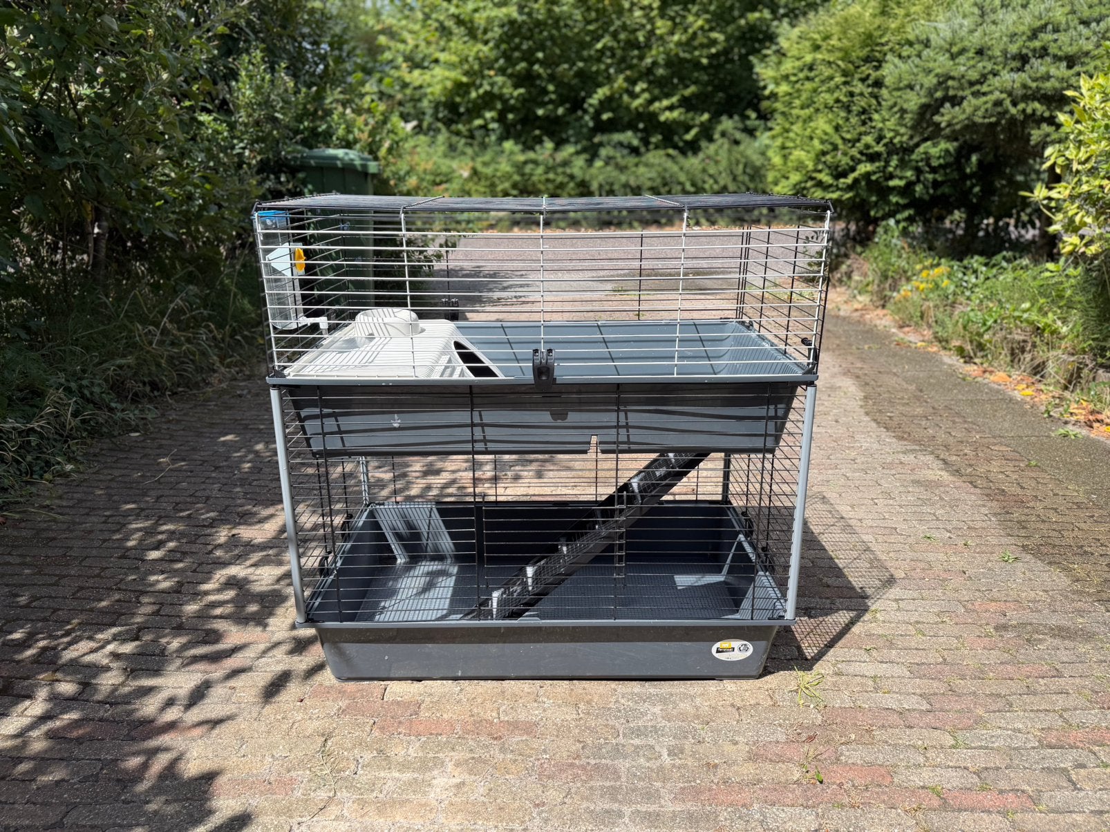 Konijnenkooi Ferplast Rabbit 100 dubbel zo goed als nieuw, Dieren en Toebehoren, Knaagdieren en Konijnen | Hokken en Kooien, Ophalen