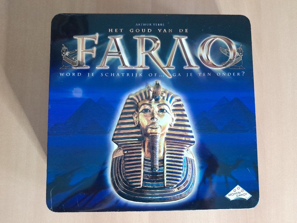 Het Goud van de Farao spel van Identity Games ( zgan ), Een of twee spelers, Ophalen, Zo goed als nieuw, Idententy Games