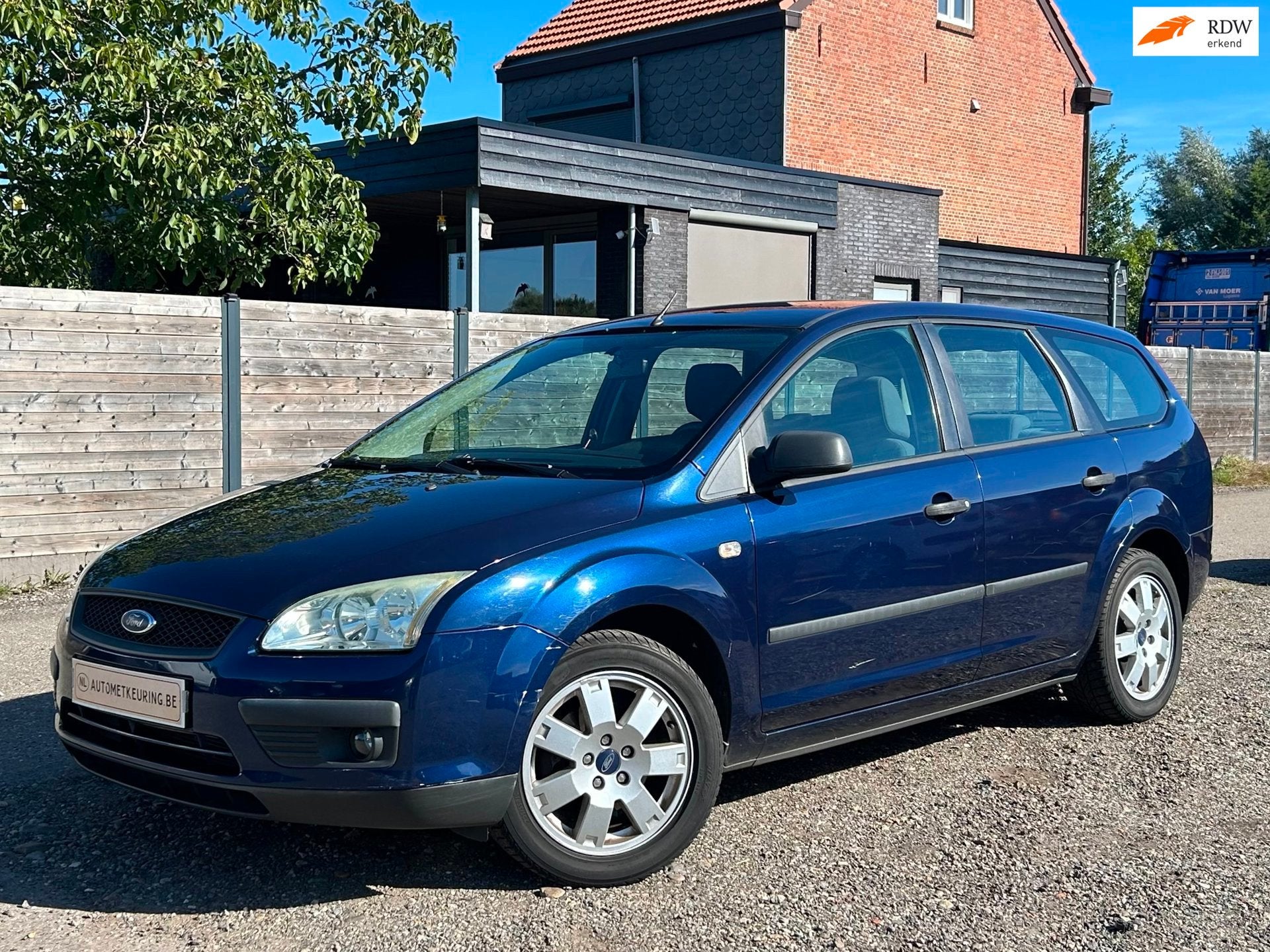 Ford Focus Wagon 2006 Airco 1.6 Benzine, Auto's, 1596 cc, Gebruikt, 4 cilinders, Handgeschakeld