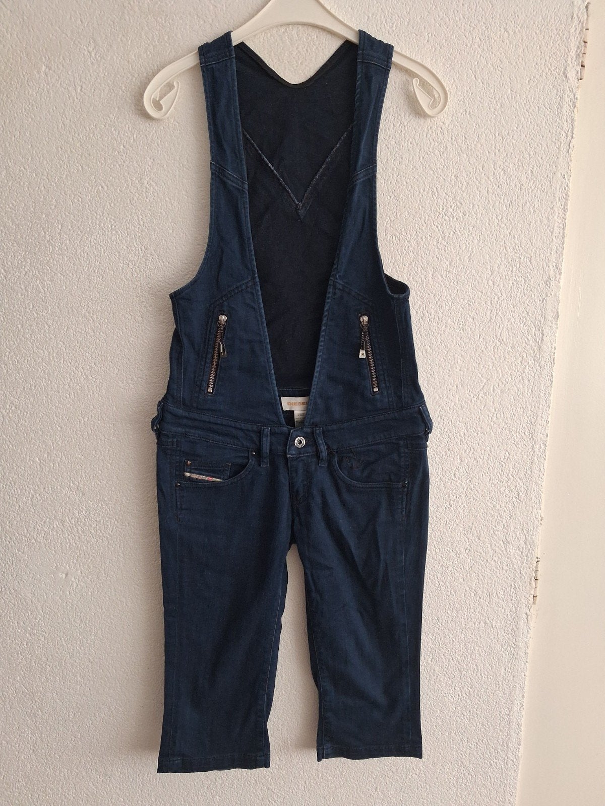 Diesel spijkerbroek tuinbroek maat M, Maat 38/40 (M), Blauw, Ophalen of Verzenden, Zo goed als nieuw