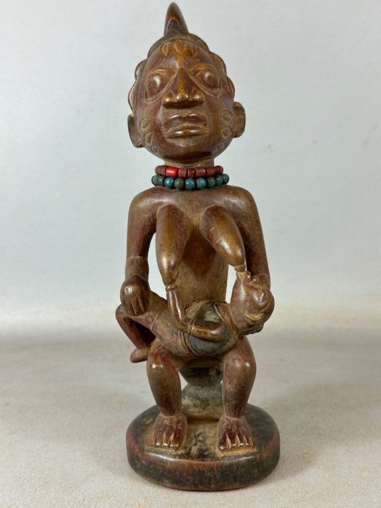 24 Unieke collectie antieke afrikaanse beelden hout, Antiek en Kunst, Ophalen of Verzenden