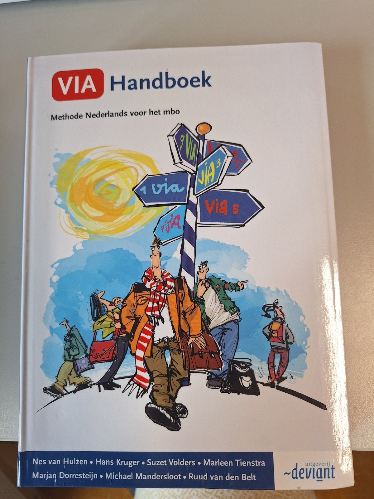 VIA Handboek - Methode Nederlands voor het mbo (nieuwstaat), Boeken, Nieuw, Ophalen of Verzenden, MBO, Nes van Hulzen, Hans Kruger, Suzet Volders, Marleen Tienstra