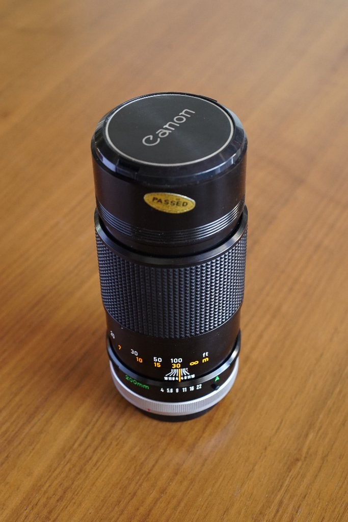 Canon Fd 200mm f4 SSC, Audio, Tv en Foto, Fotografie | Lenzen en Objectieven, Ophalen, Canon, Canon FD, Multi-coated