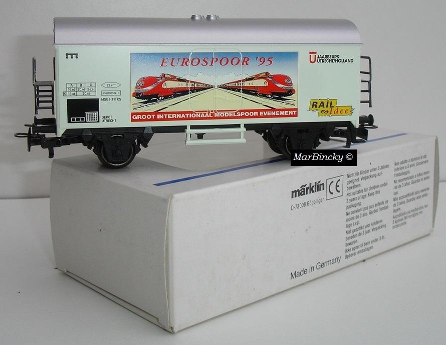 Märklin 4415 Eurospoor 1995 Koelwagen NL !, Wisselstroom, Ophalen of Verzenden, NS, Märklin