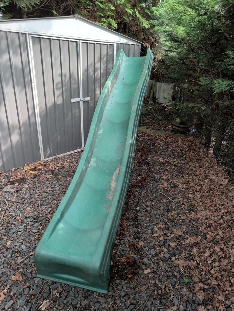 Groene Glijbaan voor Speeltoestel - Gebruikt, Ophalen, Gebruikt, Glijbaan, Aanbouwonderdeel
