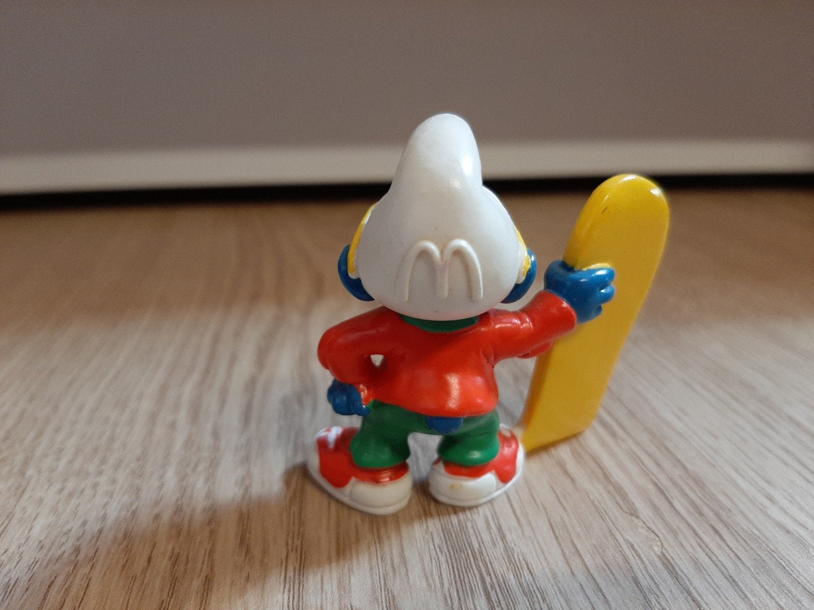 Mcdonalds smurf snowboard, Verzamelen, Smurfen, Ophalen of Verzenden