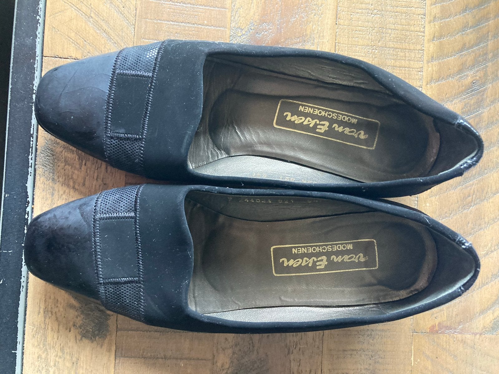 Van Eessen modeschoenen - Zwarte instappers, Ophalen of Verzenden, Gedragen, Zwart, Instappers