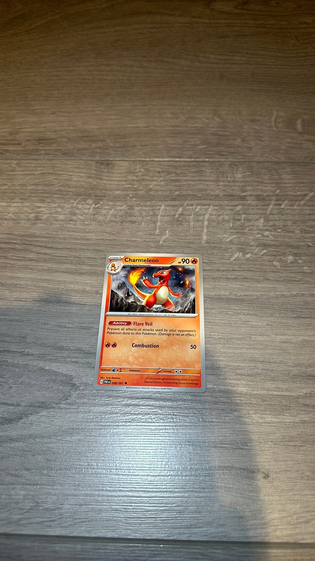 Charmeleon 008/091 - Paldean Fates, Ophalen of Verzenden, Zo goed als nieuw