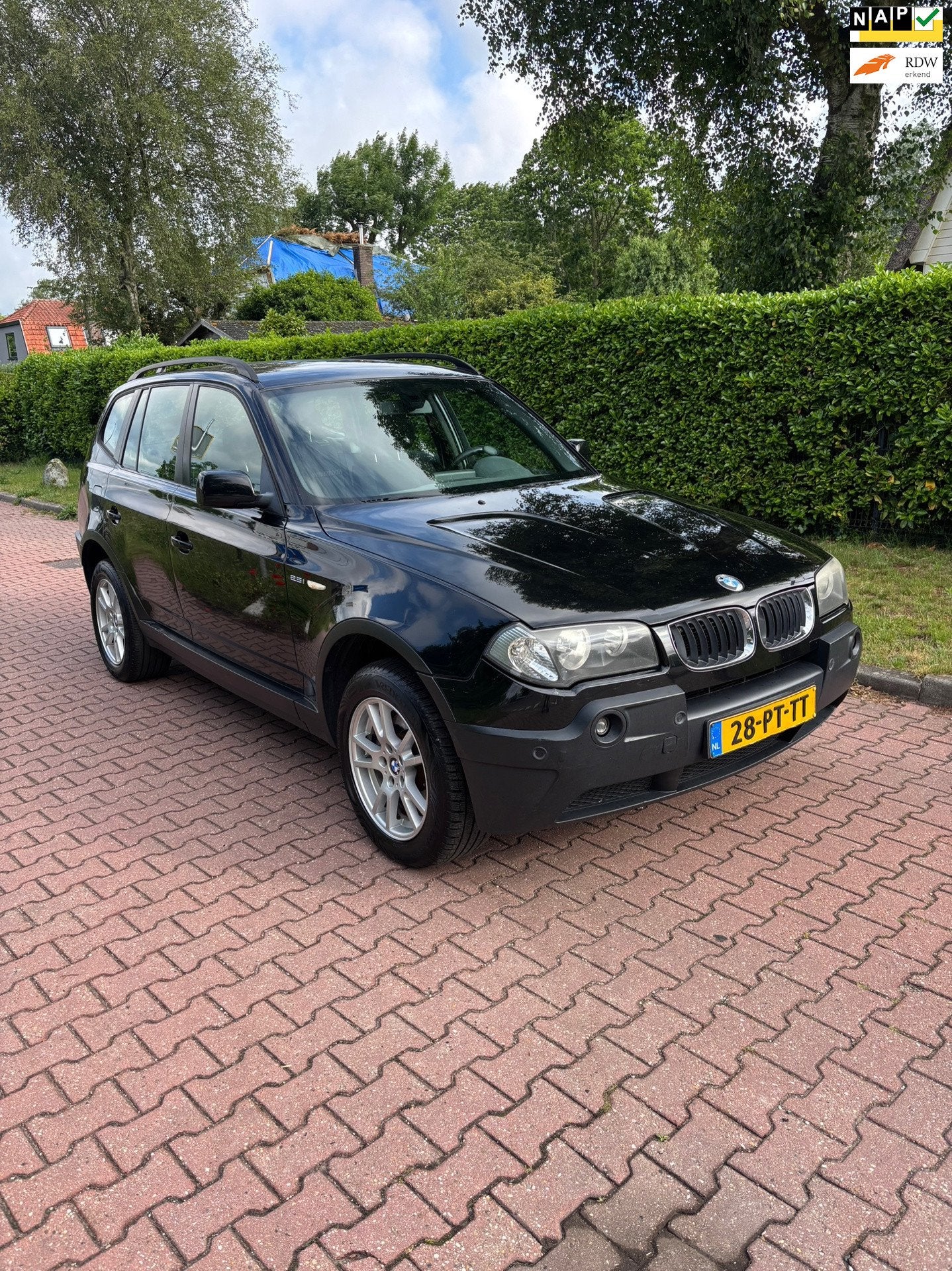 BMW X3 2.5i Executive NWE APK AUTOMAAT!, Automaat, Parkeersensor, Zwart, Origineel Nederlands