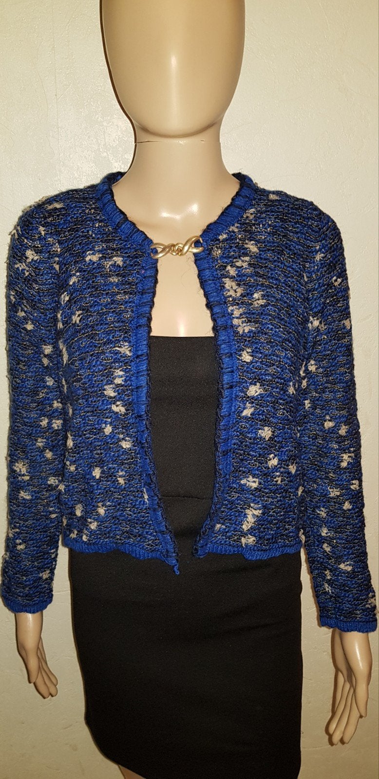 Charles Vogele vest donkerblauw maat 36/S, Charles Vogele, Blauw, Ophalen of Verzenden, Zo goed als nieuw