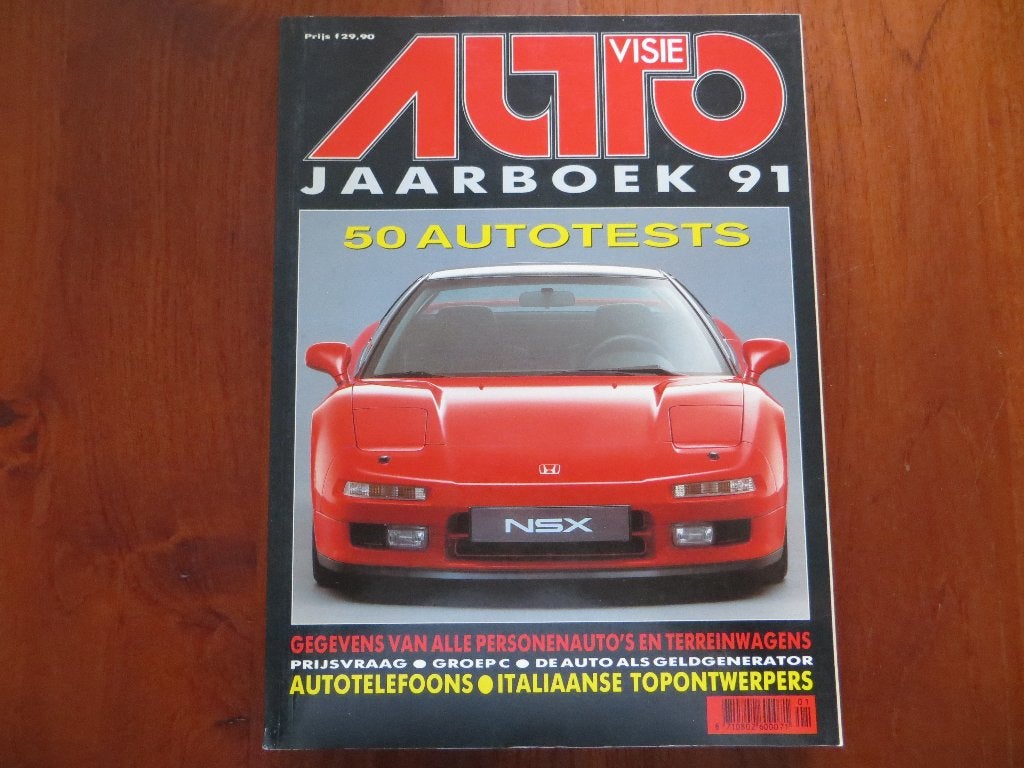 Autovisie Jaarboek 1991, Verzenden, Zo goed als nieuw, Algemeen