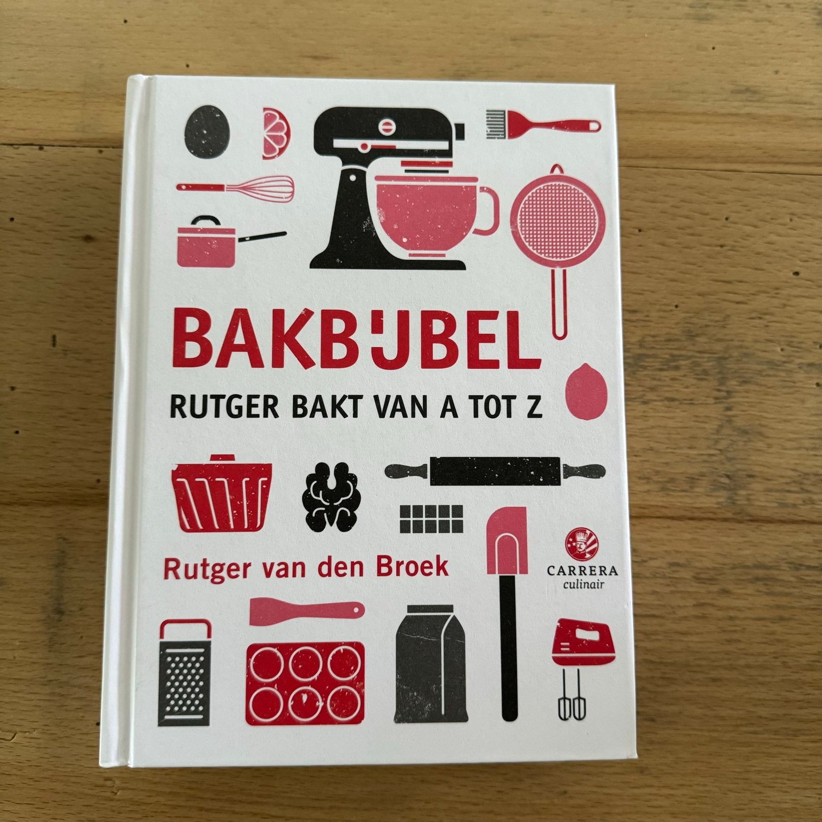 Bakbijbel van Rutger van den Broek, Verzenden, Zo goed als nieuw, Nederland en België, Taart, Gebak en Desserts