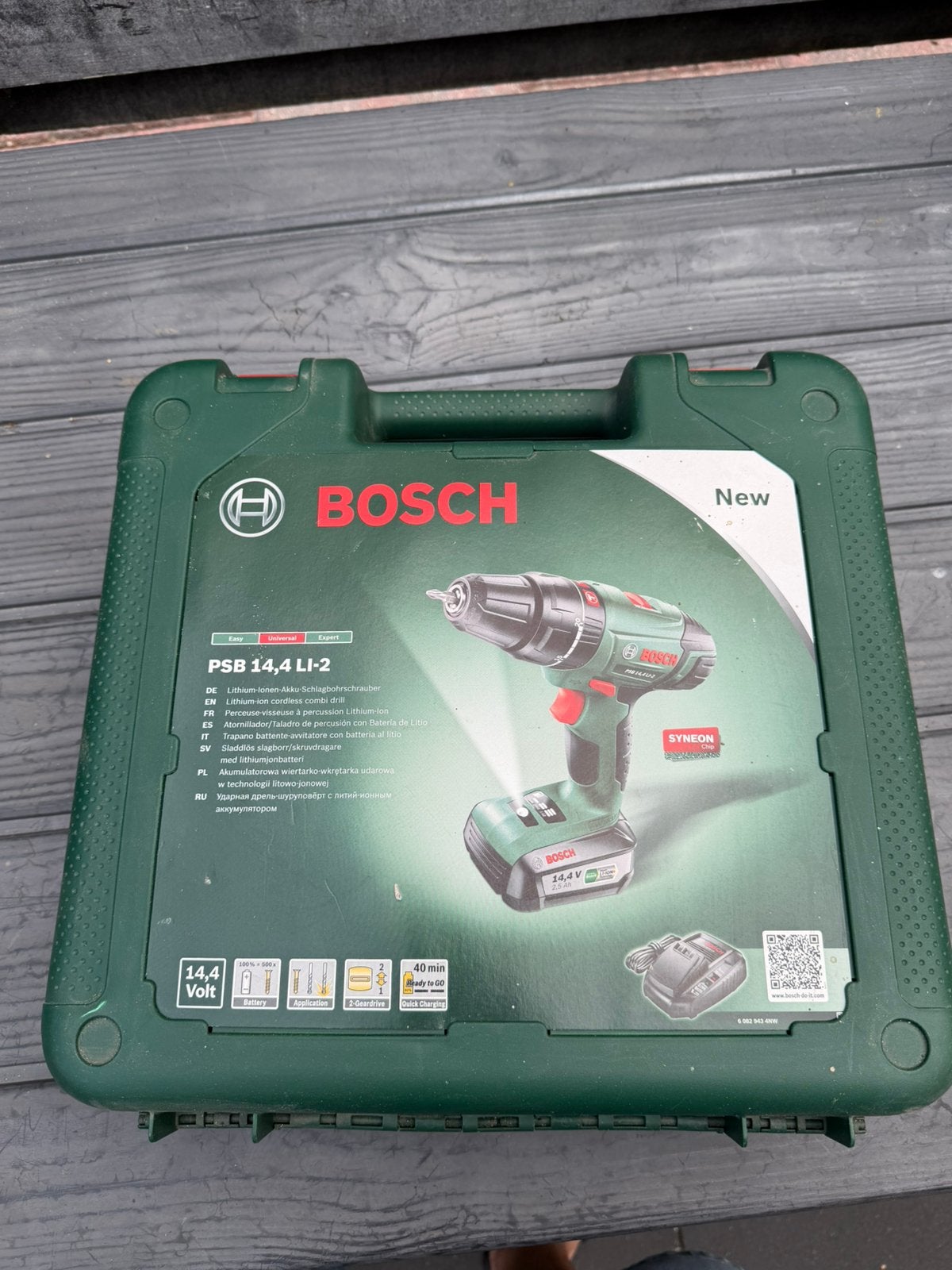Bosch PSB 14,4 LI-2, Ophalen of Verzenden, Gebruikt, Boormachine