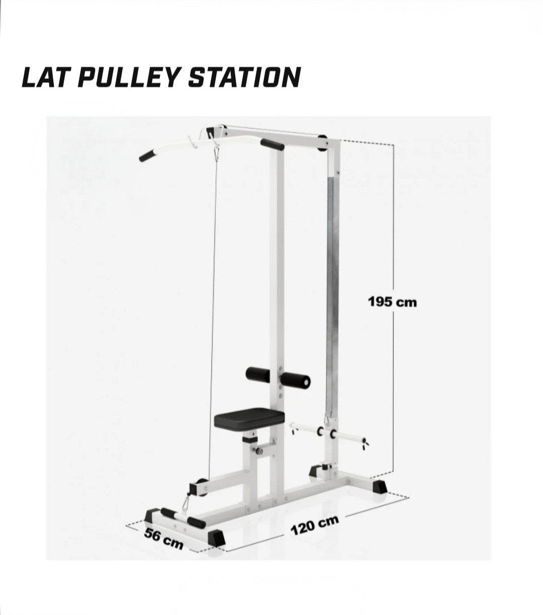Gorillasports Lat Pulley Station - Gebruikt, Sport en Fitness, Fitnessmaterialen, Ophalen, Gebruikt, Rug, Overige typen