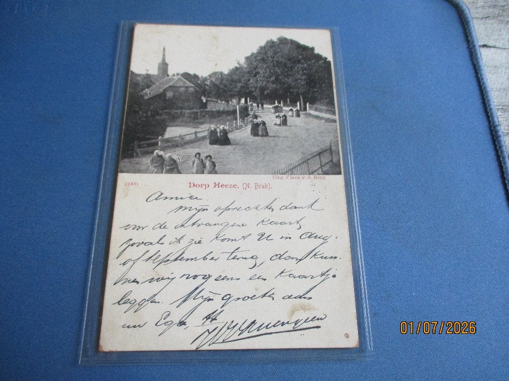Dorp Heeze (N.Brab) (1902), Ophalen of Verzenden, Voor 1920, Gelopen, Zuid-Holland