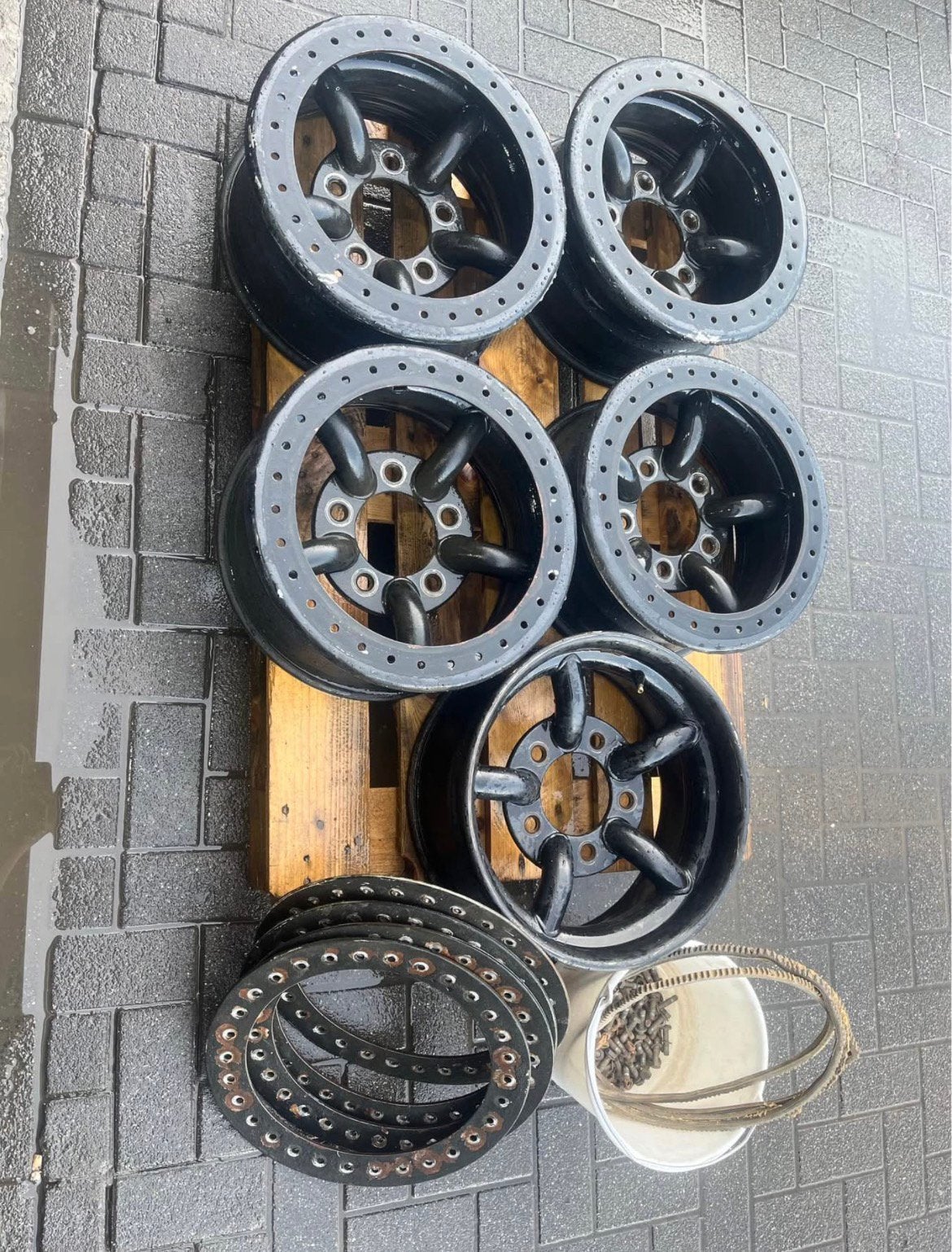 Beadlock velgen land rover defender, Ophalen