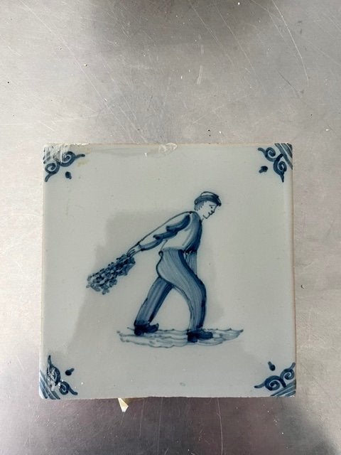 Prachtig tegeltje Koninklijke Tichelaar Makkum, Ophalen of Verzenden