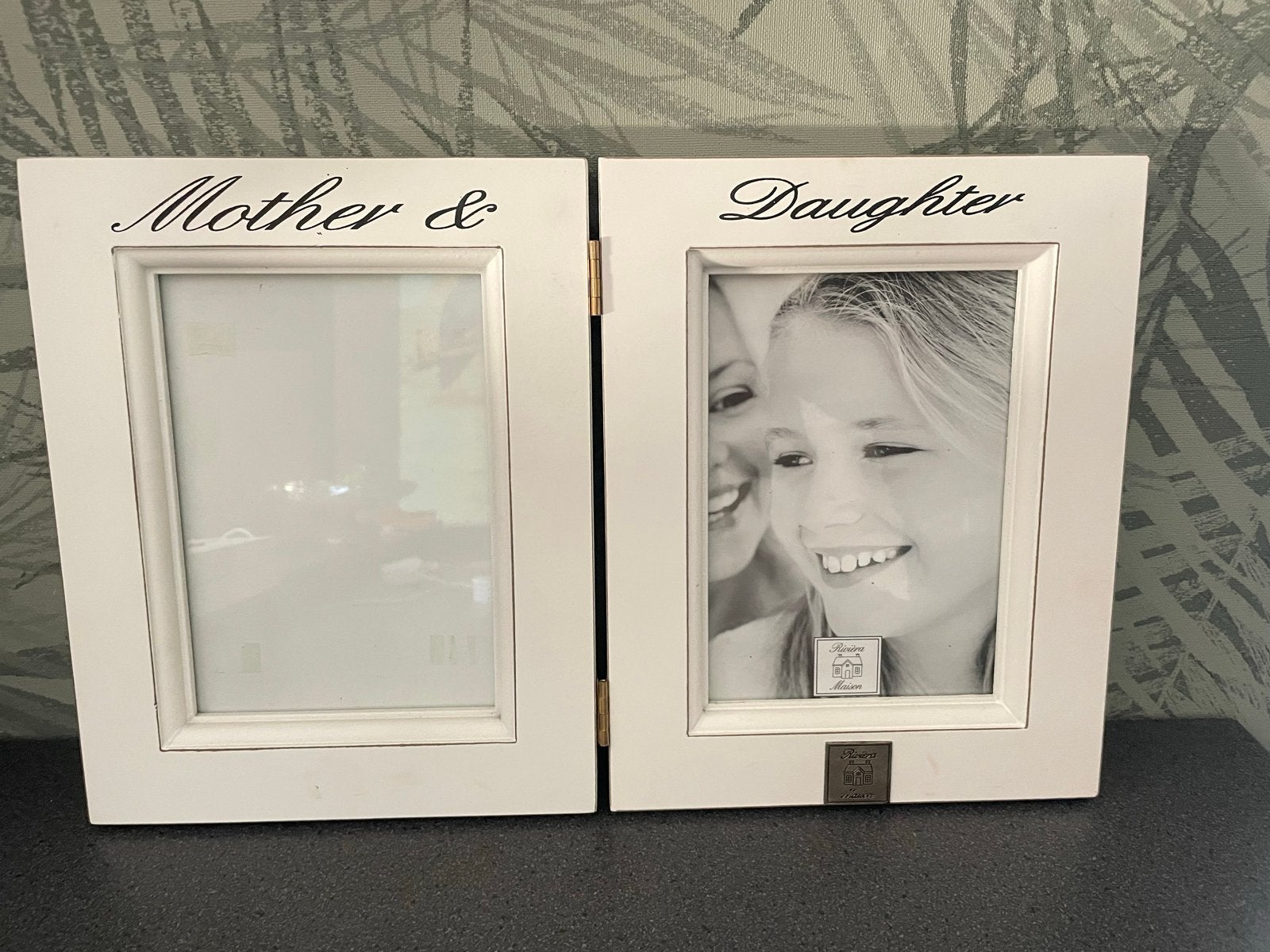 Witte fotolijst 'Mother & Daughter' -  Rivièra maison, Ophalen, Gebruikt, Fotolijst, Met glas