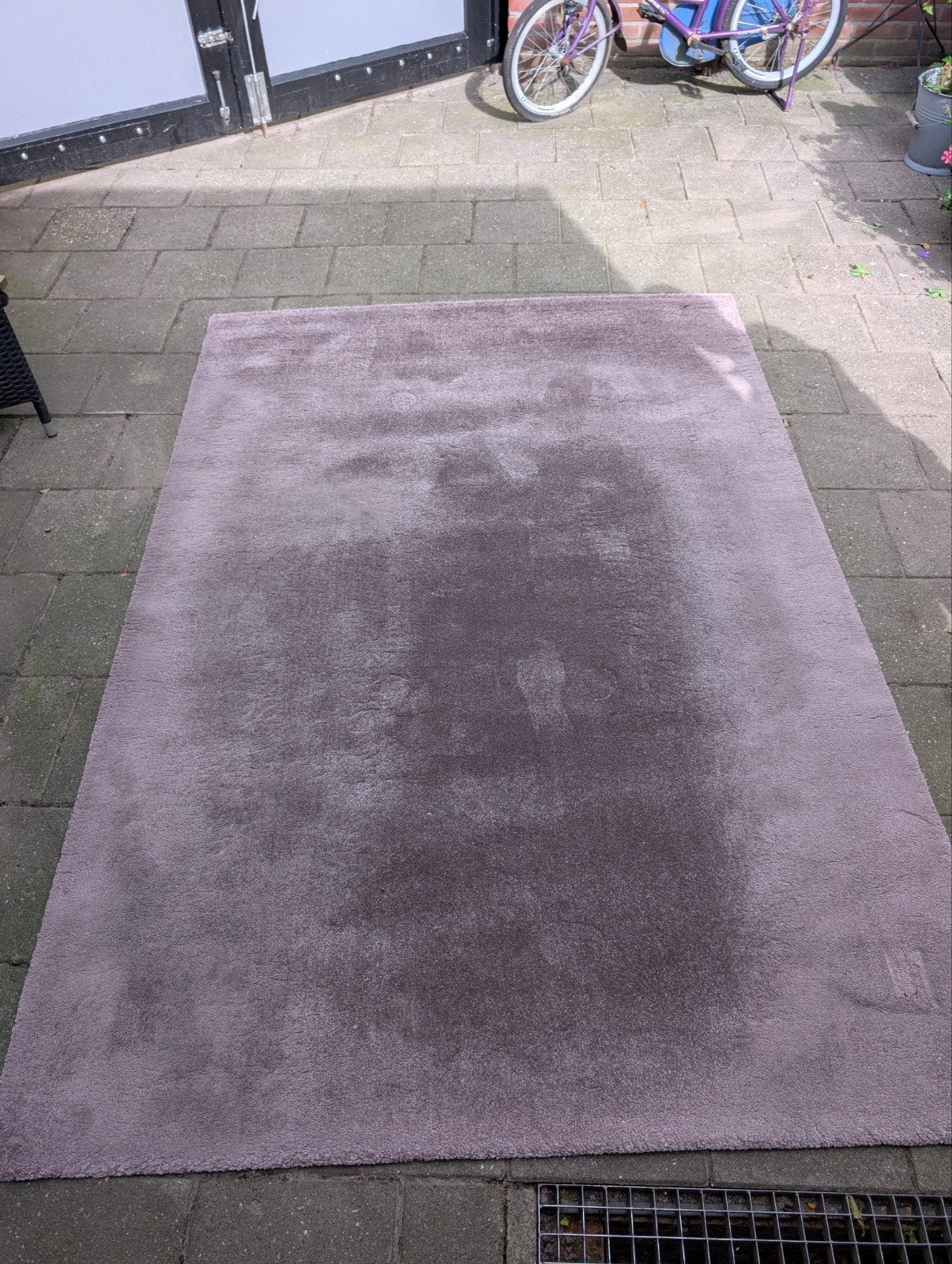 Lalee Softtouch Vloerkleed Pastel Paars 160x230 cm, Ophalen, 150 tot 200 cm, 200 cm of meer, Zo goed als nieuw