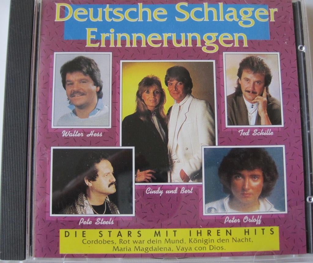 Duitse Schlager herinneringen met o.a. Cindy en Bert, Ophalen of Verzenden, Zo goed als nieuw
